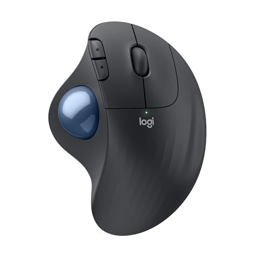 ロジクール 静音 ワイヤレス トラックボール マウス M575SPGR Bluetooth Logibolt 無線 windows mac iPad OS Chrome トラックボールマウス グラファイト M575 M575SP 国内正規品 1枚目 画像