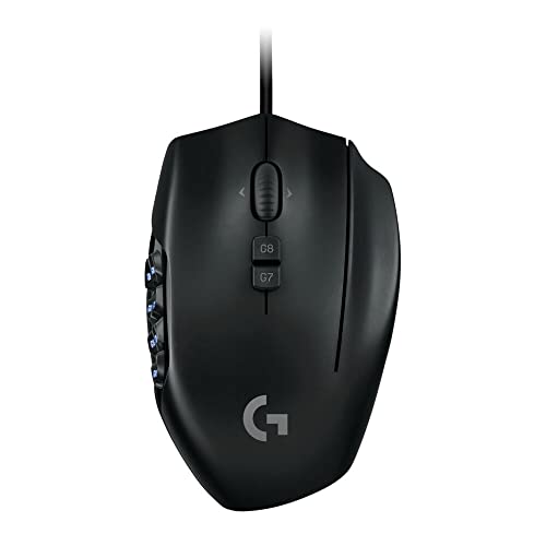 Logicool G ゲーミングマウス G600t 有線 ゲーミング マウス USB 接続 LIGHTSYNC RGB MMO ゲーム向け 多ボタン 20個 プログラムボタン PC windows mac ブラック PC window mac G600 国内正規品 【 ファイナルファンタジー XIV 推奨モデル 】 1枚目 画像