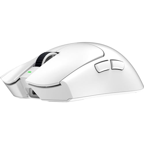 8,000Hzドングル同梱 Razer レイザーViper V3 Pro (White Edition) ゲーミングマウス ワイヤレス 無線 55gの超軽量 第 2 世代 Razer Focus Pro オプティカルセンサー 35000DPI 高速無線 オプティカルマウススイッチ 6ボタン 【日本正規代理店保証品】 最後 画像