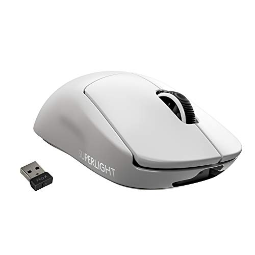 Logicool G PRO X SUPERLIGHT ワイヤレス ゲーミングマウス G-PPD-003WL-WH 軽量 63g未満 LIGHTSPEED HERO 25Kセンサー POWERPLAY 無線 充電 対応 ゲーミング マウス ホワイト PC windows 国内正規品 1枚目 画像