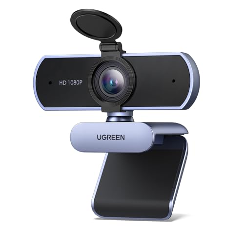 UGREEN ウェブカメラ USB Webカメラ フルHD 1080P 200万画素 マイク内蔵 自動光補正 85°超広視野角 PC カメラ クリップ/スタンド式 Windows 7/8/8.1/10/11 Mac OS Zoom/Teams/Skype/ライブ配信用 在宅勤務・授業・会議用 1枚目 画像