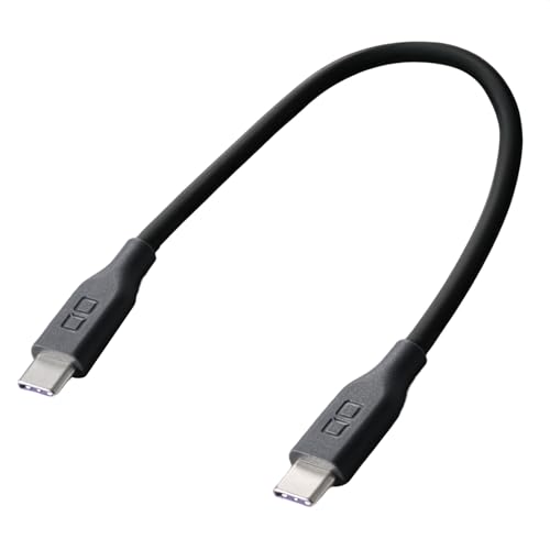 CIO 柔らかいシリコンケーブル C to C (USB Type-C/USB-C) 240W PD 急速 充電ケーブル 絡まない iPhone 17 / 16 / 15 / Macbook Pro/Air/iPad/ノートパソコン Galaxy Google Pixel Android (アンドロイド) 1枚目 画像
