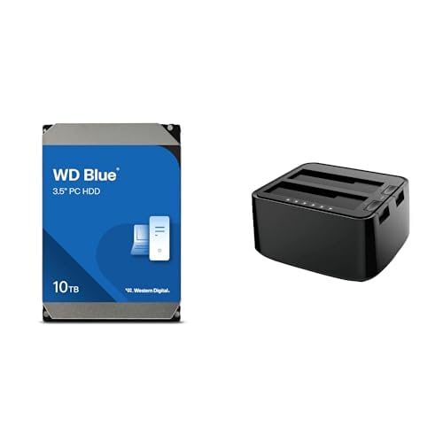 【Amazon.co.jp限定】Western Digital ウエスタンデジタル WD Blue 内蔵 HDD ハードディスク 12TB WD120EAGZ-AJP エコパッケージ【国内正規取扱代理店】+ 玄人志向 SSD/HDDスタンド エラースキップ/クローン機能つき KURO-DACHI/CLONE/CRU3 1枚目 画像