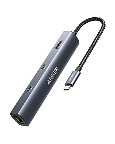 Anker PowerExpand 6-in-1 イーサネット ハブ PD 65W USB-Cポート 4K HDMIポート 1Gbpsイーサネットポート USB3.0ポート搭載 MacBook Pro, MacBook Air, iPad Pro用 画像1