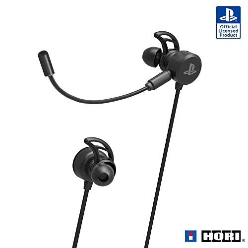 【PS5動作確認済】有線 ホリゲーミングヘッドセット インイヤー for PlayStation®4 ブラック【SONYライセンス商品】 1枚目 画像