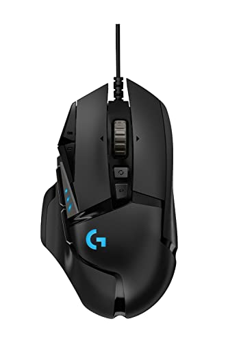Logicool G ゲーミングマウス G502 有線 USB 接続 マウス HERO 25Kセンサー G502RGBhr LIGHTSYNC RGB 11個プログラムボタン FPS / MMO / RPG ブラック PC windows mac 国内正規品 【 ファイナルファンタジーXIV 推奨周辺機器 】 1枚目 画像