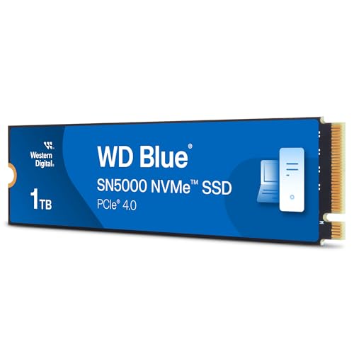 Western Digital ウエスタンデジタル 内蔵SSD 1TB WD Blue SN5000 (読取り最大 5,150MB/秒) M.2-2280 NVMe WDS100T4B0E-EC 【国内正規代理店品】 1枚目 画像