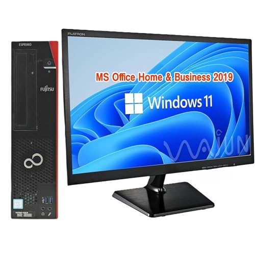 【整備済み品】富士通 デスクトップPC D587/D588/22型液晶セット/Core i5-8400/Win11 Pro/MS Office H&B 2019/wajunのwifi/Bluetooth/DVD/8GB/256GB SSD 1枚目 画像