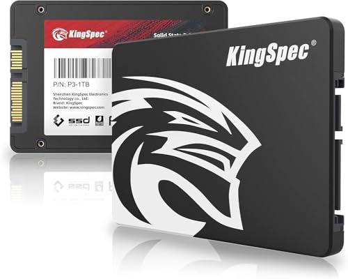 KingSpec SSD 1TB SATAIII 6Gb/s 2.5インチ内蔵SSD 最大読込:570MB/s (R:570MB/s、W:540MB/s) 3D NAND SATA SSD メーカー保証3年 1枚目 画像