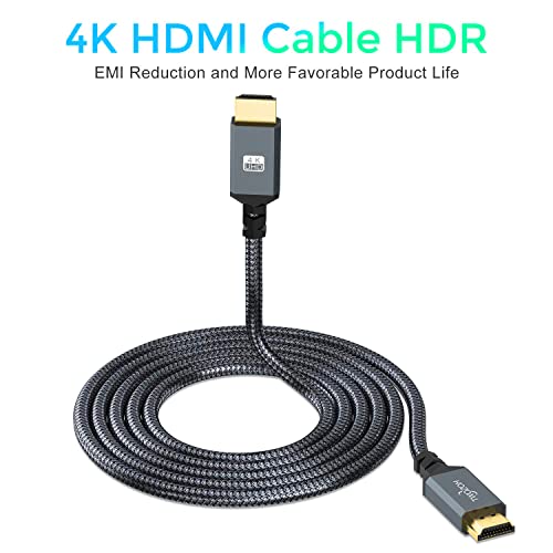 HDMI ケーブル 5M, Twozoh HDMI 2.0 4K/60Hz 2160p 1080p 3D HDCP 2.2 ARC 規格, 編組ナイロン, Nintendo Switch、PS5、PS3、PS4、PC、プロジェクター、HDTV, Xboxなど適用, 高速イーサネット対応 最後 画像