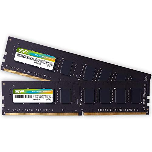 シリコンパワー デスクトップPC用 メモリ DDR4 3200 PC4-25600 16GB x 2枚 (32GB) 288Pin 1.2V CL22 SP032GBLFU320F22 1枚目 画像