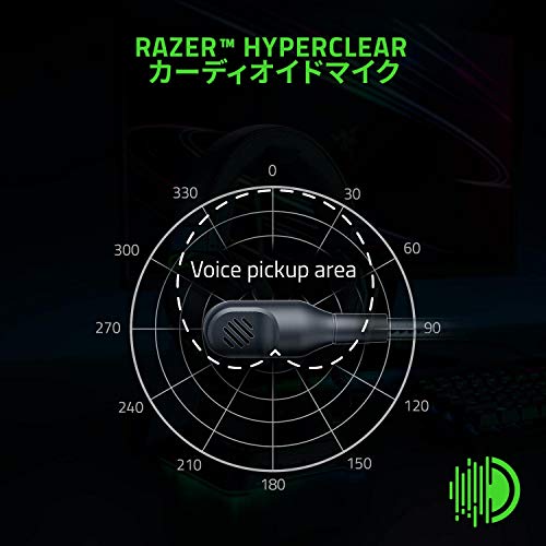 Razer BlackShark V2 X ゲーミングヘッドセット 3.5mmアナログ 7.1ch サラウンド 特許技術採用50mmドライバー 単一指向性マイク ノイズキャンセリング 高遮音性イヤーカップ 軽量240g PC PS4 PS5 Xbox Nintendo Switch 【日本正規代理店保証品】 RZ04-03240100-R3M1 中間 画像