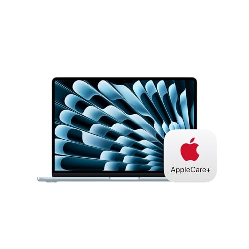 Apple 2025 MacBook Air M4 チップ搭載 13 インチノートブック: 16GBユニファイドメモリ、 256GB SSD ストレージ - スカイブルー + 3年延長保証 AppleCare+ for 13インチMacBook Air(M4) 1枚目 画像