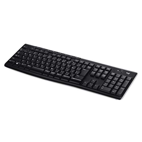 ロジクール ワイヤレスキーボード K270 ワイヤレス キーボード 無線 薄型 テンキー USB接続 Unifying windows 国内正規品 1枚目 画像