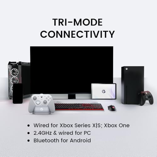 GameSir G7 Pro ワイヤレス ゲームコントローラー 三モード接続(Bluetooth/2.4GHz/有線)交換可能フェイスプレート付き/高耐久ホール効果スティック/PC・Android・Xbox対応【Xbox公式ライセンス】 最後 画像