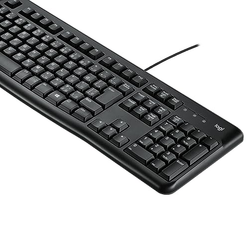 Logicool(ロジクール) ロジクール 有線 キーボード 耐水 K120 USB接続 テンキー 薄型 有線キーボード 国内正規品 画像1