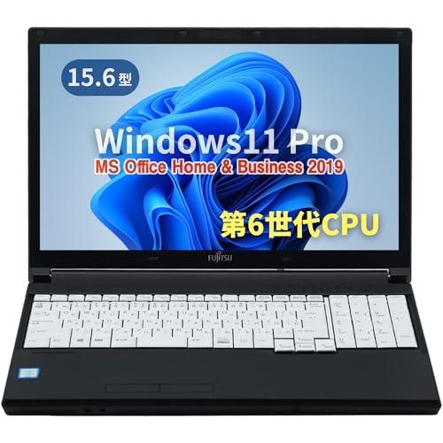 【整備済み品】ノートPC LIFEBOOK A576 /15.6型/10キー/Celeron 3855U/Win11 Pro/MS Office H&B 2019 /wajunのWIFI/Bluetooth/HDMI/16GB/256GB SSD 1枚目 画像