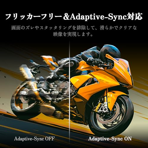 INNOCN ゲーミングモニター 24.5インチ 180Hz フルHD IPSパネル 1ms応答速度 HDMI2.0/DP1.4 AdaptiveSync対応 傾き調整 非光沢ディスプレイ VESA 100*100mm (HDMIケーブル付き) 25G2G (スピーカない) 中間 画像