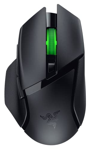 Razer Basilisk V3 X HyperSpeed ワイヤレスゲーミングマウス 超高速2.4GHz / Bluetooth接続 9ボタン RGBライティング対応 5G 18Kオプティカルセンサー 第2世代メカニカルスイッチ 単3電池1本で最大285時間駆動 1枚目 画像