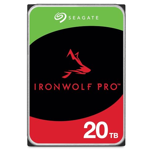 【Amazon.co.jp限定】Seagate 内蔵 HDD ハードディスク 20TB NAS向け 24時間365日 5年保証 データ復旧3年付 CMR IronwolfPro 国内正規代理店品 ST20000NT001/EC 1枚目 画像