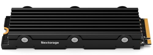 Nextorage 日本メーカー 4TB PS5対応ヒートシンク一体型内蔵SSD 最大転送速度7,200MB/s ヒートシンク搭載 M.2 2280 PCIe4.0 NVMe SSD PS5動作確認済み NEM-PAB4TB ネクストレージ 1枚目 画像