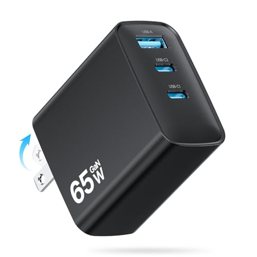 PD 充電器 65w【2025新設計・超軽量・超低温】安全で低温 折りたたみ式プラグ Type C 急速充電器 タイプc USB-C スマホ PSE認証済み 出張・旅行 PD3.0/QC3.0/PPS/SCP規格 MacBook/iPad/iPhone 16/Android その他機器対応 画像1