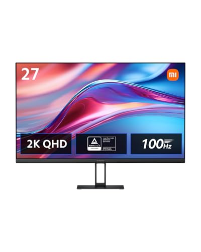 家電批評「金賞受賞」Xiaomi モニター A27Qi ディスプレイ 27インチ 2K QHD画質 2560×1440 IPSパネル 100Hz 1670万色 sRGBカバー率100%、DCI-P3 95% 8ビット DC減光ブルーライト 超スリムベゼル VESAマウント対応 画像1