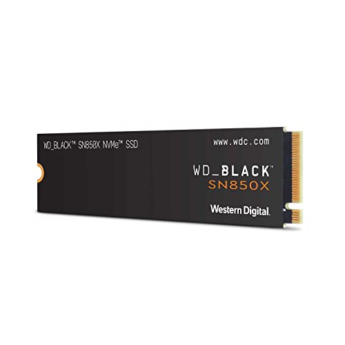 Western Digital ウエスタンデジタル WD BLACK M.2 SSD 内蔵 2TB NVMe PCIe Gen4 x4 (読取り最大 7300MB/s 書込み最大 6600MB/s) ゲーミング PC WDS200T2X0E-EC SN850X 【国内正規取扱代理店】 画像1