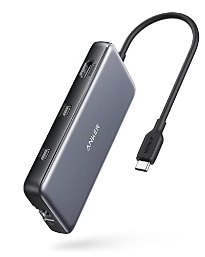 Anker PowerExpand 8-in-1 USB-C PD 10Gbps データ ハブ 100W USB Power Delivery 対応 USB-Cポート 4K (60Hz) 出力対応 HDMIポート 10Gbps 高速データ転送 USB-Cポート USB-Aポート 1Gbps イーサネット microSD&SDカード スロット搭載 MacBook Pro iPad Pro対応 画像1