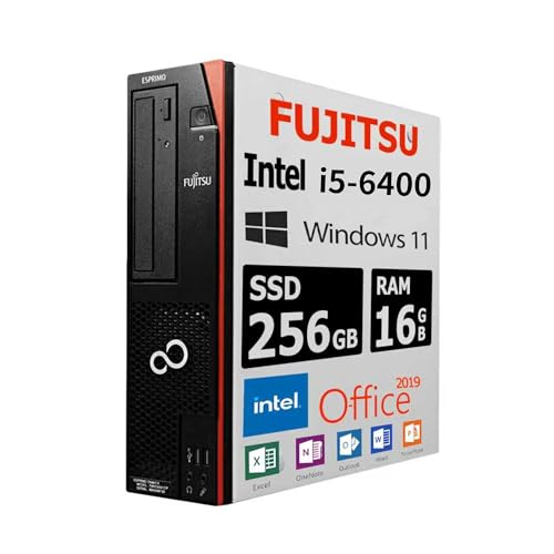 【整備済み品】富士通 デスクトップPC D586/第6世代 i5-6400/Win11 Pro/MS Office H&B 2019/wajunのwifi/Bluetooth/DVD/16GB/256GB SSD 1枚目 画像