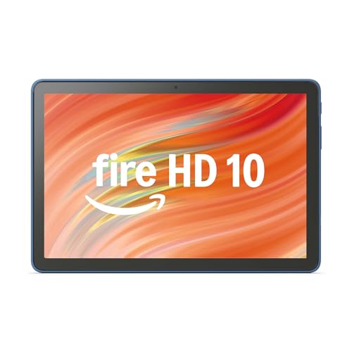 【セット買い】Amazon Fire HD 10 タブレット 10インチHD ディスプレイ 32GB ブルー【保護カバー (ブルー) + 保護フィルム (ガラスタイプ) セット】 1枚目 画像