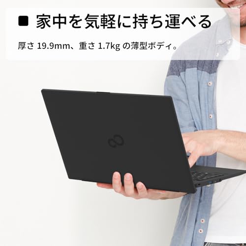 富士通 ノートパソコン FMV WA1/J2 (MS Office 2024/Win 11/15.6型/Core i5/16GB/SSD 512GB) AHシリーズ FMVWJ2A152_AZ 中間 画像