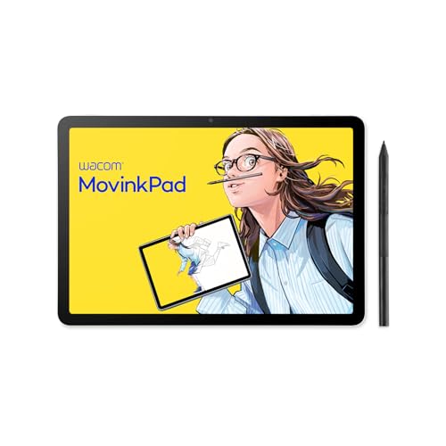 【Amazon.co.jp 限定】Wacom MovinkPad 11 TDTHA116CL0Z ワコム ポータブルパッド Android14 液タブ 液晶ペンタブレット オリジナルカスタムブラシセット Wacom Pro Pen 3 付属 お絵描き イラスト 画像1
