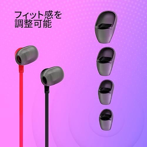 HyperX Cloud Earbuds 2有線 ゲーミングイヤホン ブラック インラインマイク Nintendo Switch メーカー 2年保証 在宅勤務 テレワーク ビデオ会議 リモートワーク 70N24AA 中間 画像