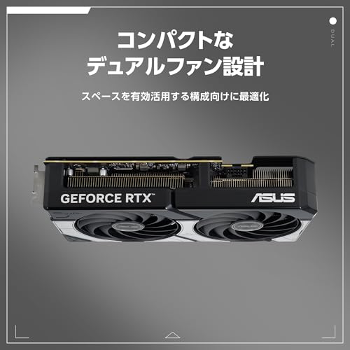ASUS Dual GeForce RTX 5070 12GB GDDR7 OC Edition ビデオカード DUAL-RTX5070-O12G 国内正規代理店品 最後 画像