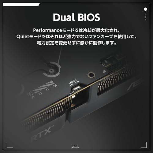ASUS Dual GeForce RTX 5070 12GB GDDR7 OC Edition ビデオカード DUAL-RTX5070-O12G 国内正規代理店品 中間 画像
