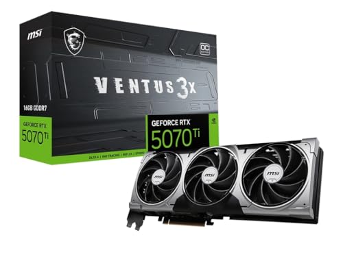 MSI GeForce RTX 5070 Ti 16G VENTUS 3X OC グラフィックスカード VD9043 画像1
