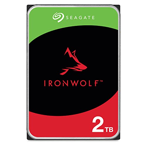 Seagate 内蔵 HDD ハードディスク 2TB NAS向け 24時間365日 3年保証 データ復旧3年付 CMR Ironwolf 国内正規代理店品 ST2000VN003 1枚目 画像