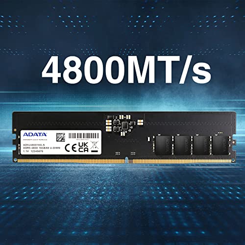 【エイデータ】 PCメモリ DDR5 4800MHz U-DIMM 32GBx2枚 AD5U480032G-DT-I 中間 画像