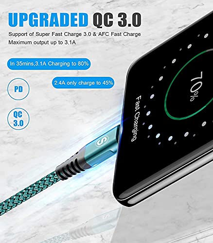 タイプc ケーブル 1M/2本セットPD対応 60W急速充電(USB C&USB C ケーブル) iPhone17 16 15 充電器 Type-c アイフォン16 15/いphone16 15 pro Max,iPad Pro/Air/mini6,MacBookPro,Samsung Galaxy S25/S24/S23/S22/S21/S20/S10,Pixel等Type-c機種対応-グリーン 最後 画像