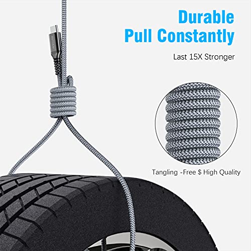 USB C ケーブル 純正 3M 2本セット PD対応 60W 急速充電 USBC & USBC ケーブル データ転送 高耐久性 断線防止 映像出力不可 USB Type C to Type C けーぶる for iPhone 16/15 Pro/Plus/Pro Max、MacBook Pro/Air、iPad Pro/Air、Galaxy、PixelなどTypeC機種対応 中間 画像