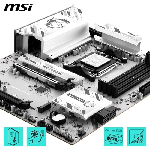 MSI B850 GAMING PLUS WIFI6E ATXゲーミングマザーボード MB6801 中間 画像