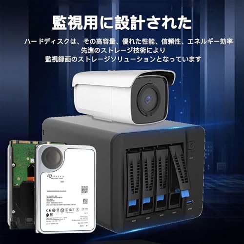 【整備済み品】ST Exos X14 14TB HDD 3.5インチ 7200RPM SATA 6Gb/s 256MB キャッシュ 監視システム対応 エンタープライズハードディスク 高耐久性 データセンター向け 2年保証(ST14000NM0018) 最後 画像