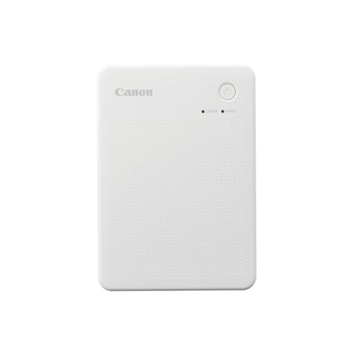 キヤノン Canon スマートフォン用プリンター QX20ホワイト (高耐久/シール紙/コンパクト) 1枚目 画像