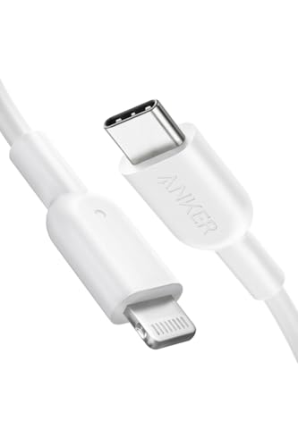Anker PowerLine II USB-C & ライトニングケーブル MFi認証 USB PD対応 急速充電 iPhone 14 / 14 Plus / 14 Pro / 14 Pro Max / 13 / SE (第3世代) 各種対応 (0.9m ホワイト) 1枚目 画像