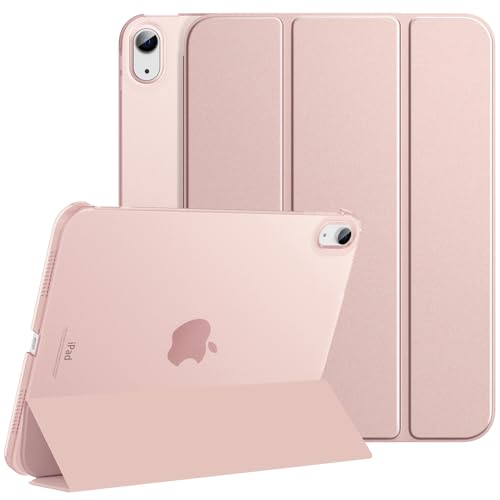 iPad 第11世代 第10世代 ケース 2025/2022 11インチ Dadanism iPad 11世代 A16/10世代 10.9インチ 2025年新モデル ケース iPad 11 10.9 2022 iPad 11 10 アイパッド用 タブレットケース オートスリープ 三つ折り スタンドケース PU+PC 耐久 Apple Pencil対応 カバー ローズゴールド 1枚目 画像
