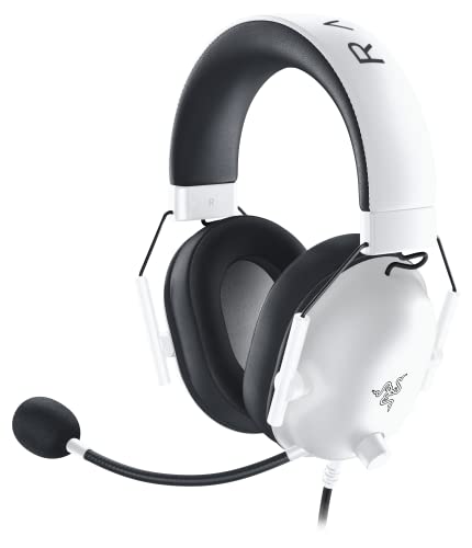 Razer BlackShark V2 X White ゲーミングヘッドセット 3.5mmアナログ 7.1ch サラウンド 特許技術採用50mmドライバ 単一指向性マイク ノイズキャンセリング 高遮音性イヤーカップ 軽量240g PC PS5 PS4 Xbox Nintendo Switch 【日本正規代理店保証品】 RZ04-03240700-R3M1 1枚目 画像