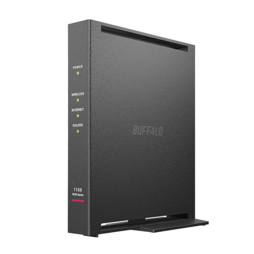 【Amazon.co.jp限定】 バッファロー WiFi ルーター 無線 LAN Wi-Fi5 11ac ac1200 866+300Mbps IPv6 WPA3 デュアルバンド 日本メーカー 【 iPhone 16e / 16 / 15 / 14 / Nintendo Switch / PS5 動作確認済み 】 エコパッケージ WCR-1166DHPL/N 1枚目 画像