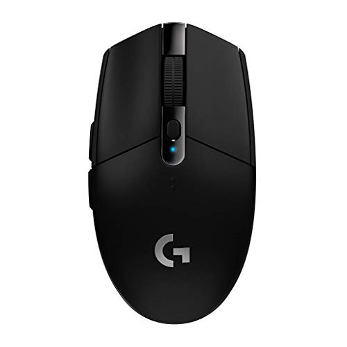 Logicool G ゲーミングマウス G304 LIGHTSPEED ワイヤレス ゲーミング マウス 軽量 99g HERO 12Kセンサー 6個プログラムボタン 250時間連続使用可能 ブラック PC windows mac 国内正規品 【 ファイナルファンタジー XIV 推奨モデル 】 1枚目 画像