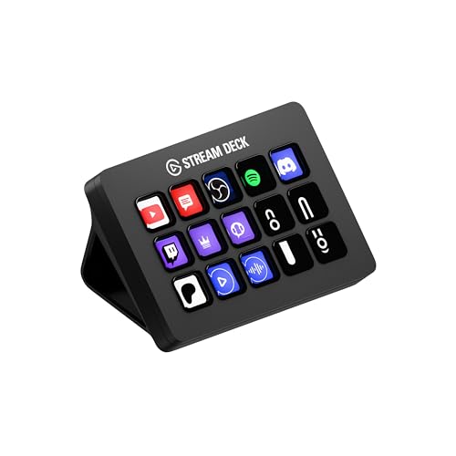 【Amazon.co.jp限定】Elgato Stream Deck MK.2 エルガトストリームデック MK.2【15キー配列】ライブコンテンツ作成用のコントローラー 配信者向けデバイス OBS/Twitch​/YouTube連携 Mac/PC対応 画像1